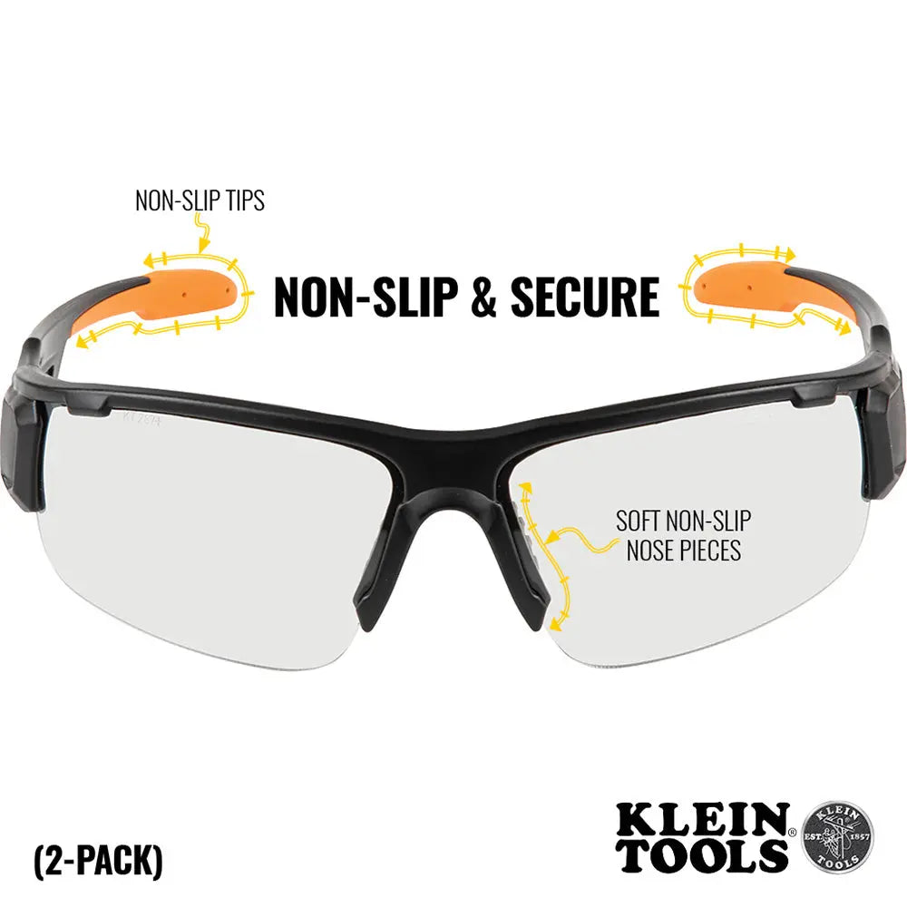 PRO Safety Glasses-Wide Lens, 2-Pack Klein Tools