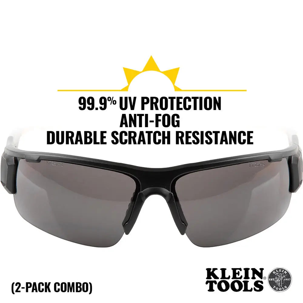 PRO Safety Glasses-Semi-Frame, Combo Pack Klein Tools