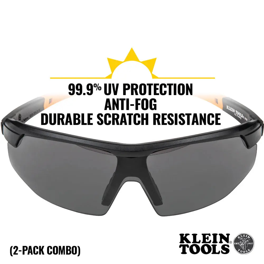 Standard Safety Glasses-Semi Frame, Combo Pack Klein Tools