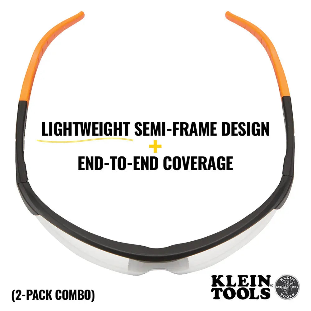 Standard Safety Glasses-Semi Frame, Combo Pack Klein Tools
