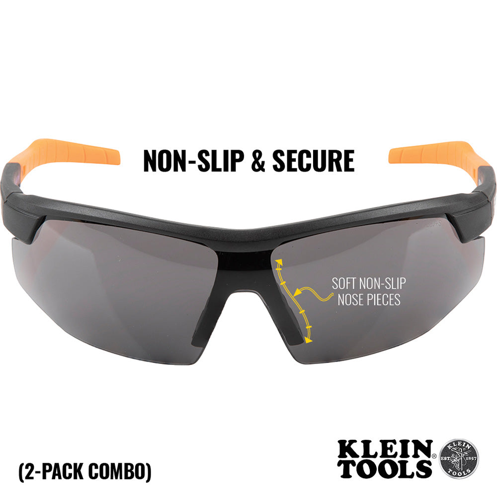 Standard Safety Glasses-Semi Frame, Combo Pack