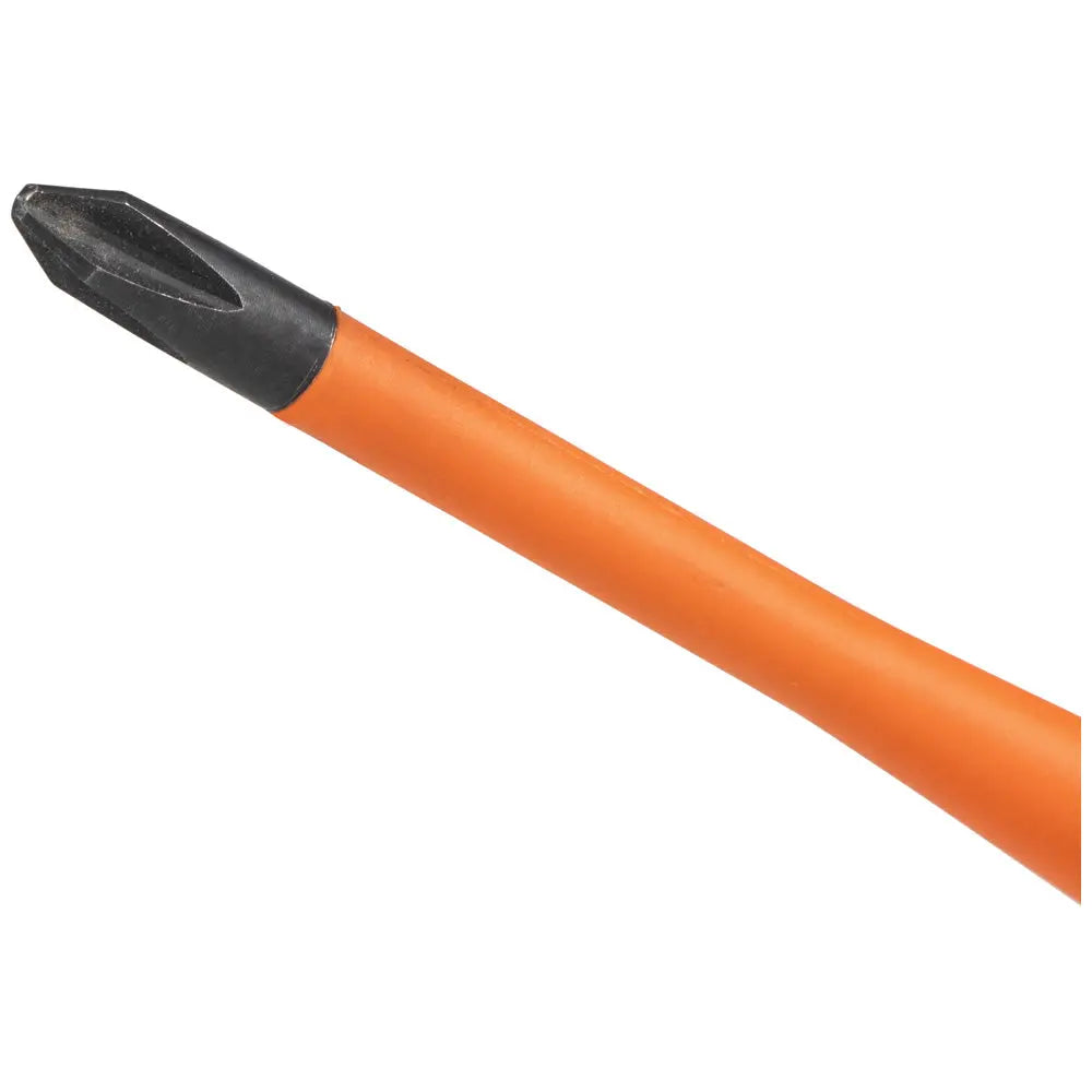 Slim-Tip Insulated Screwdriver, #2 Phillips, 4-Inch Round Shank Klein Tools