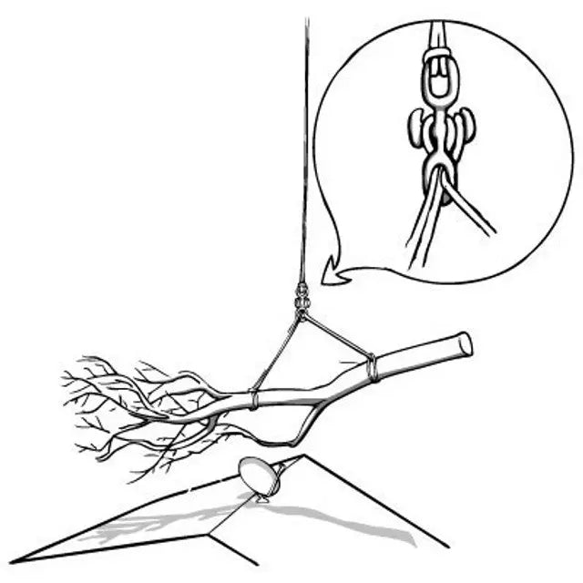 NOTCH BACKBONE KNOTLESS RIGGING CONNECTOR Notch