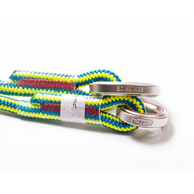 ROPE LOGIC'S STEEL RING FRICTION SAVER 12MM XPE 16 STRAND Notch