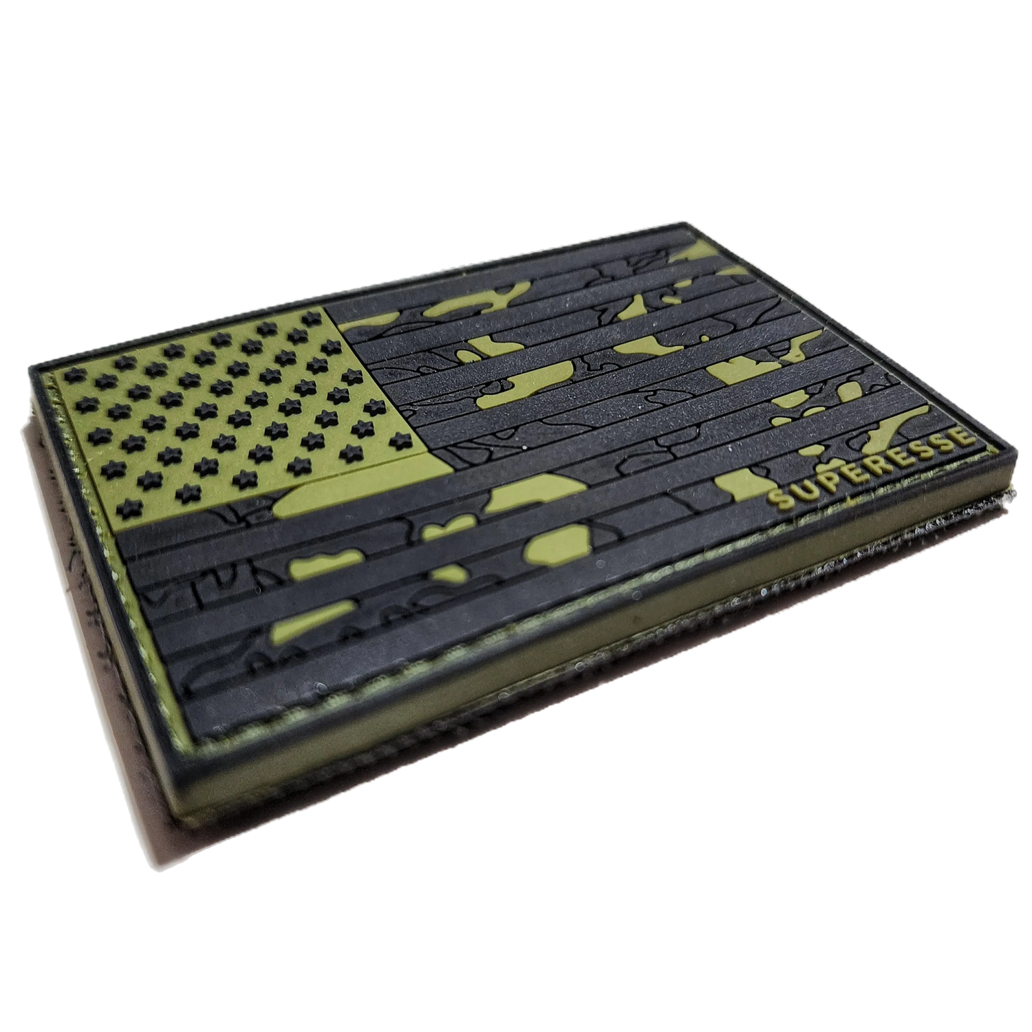 Storage Pocket Patch: Flagged Camo Superesse Straps LLC