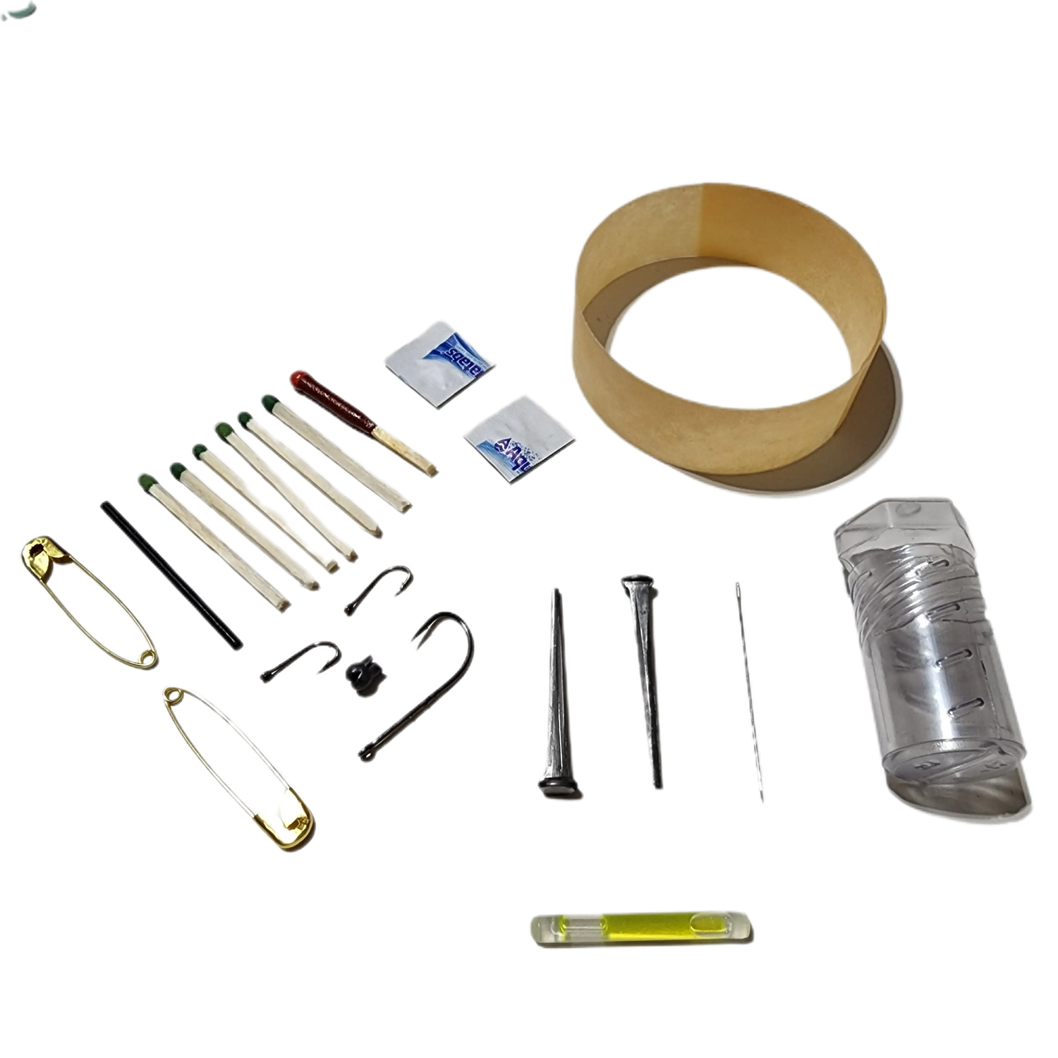 Drop Shell - Polymer Capsule filled with Survival, Escape, and First-Aid Supplies. Superesse Straps LLC