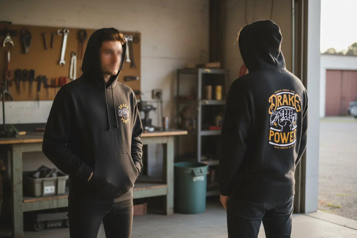 DRAKE POWER FIST & HOOKS PULLOVER HOODIE Drake Power