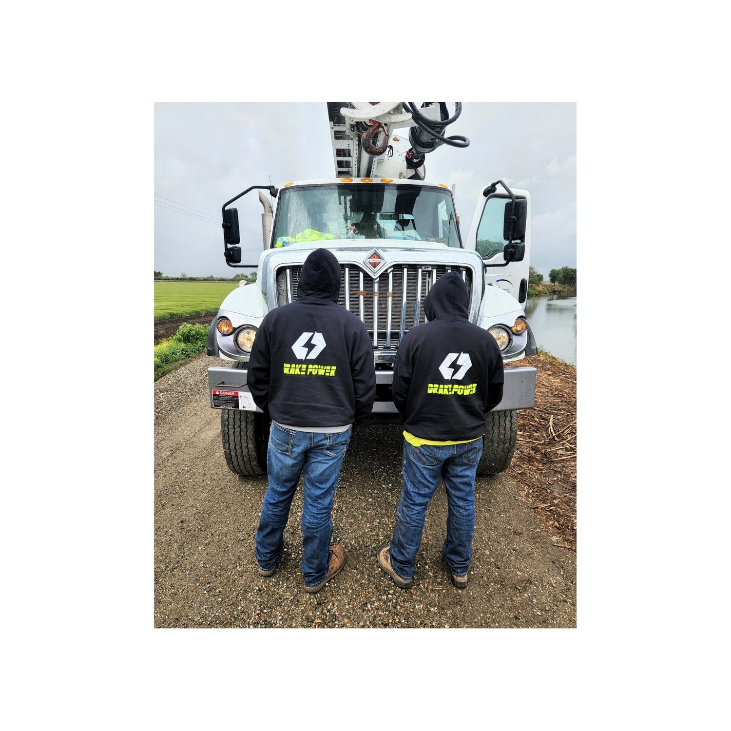 DRAKE POWER CLASSIC HI-VIZ DP PULLOVER HOODIE