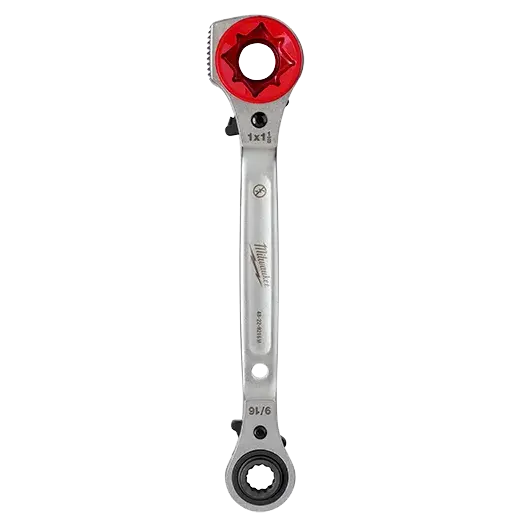 Milwaukee - Lineman's 5in1 Ratcheting Wrench w/ Milled Strike Face Milwaukee
