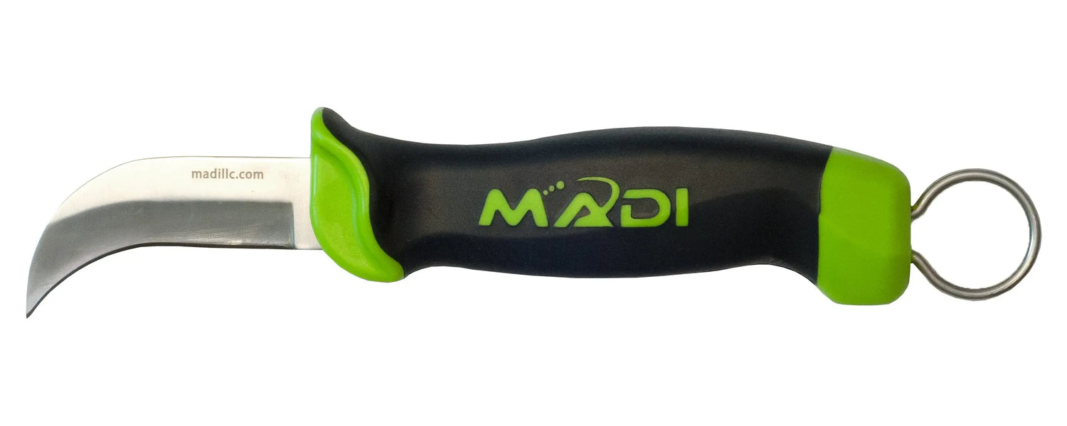 MADI Fixed Blade Skinning Knife - Pointed Blade MADI