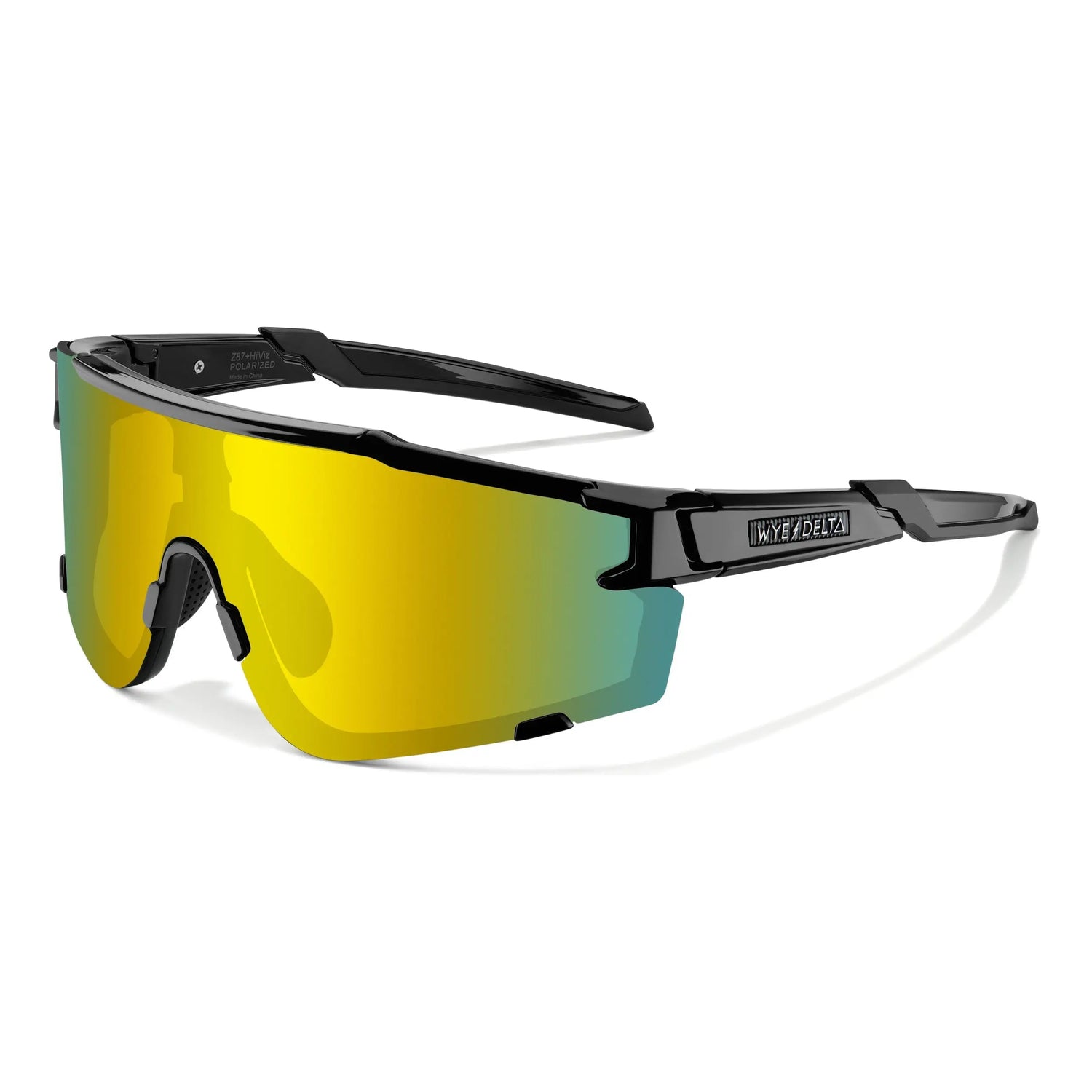 Wye Delta Z87+ HiViz Black Yellow Revo Sunglasses Wye Delta LLC