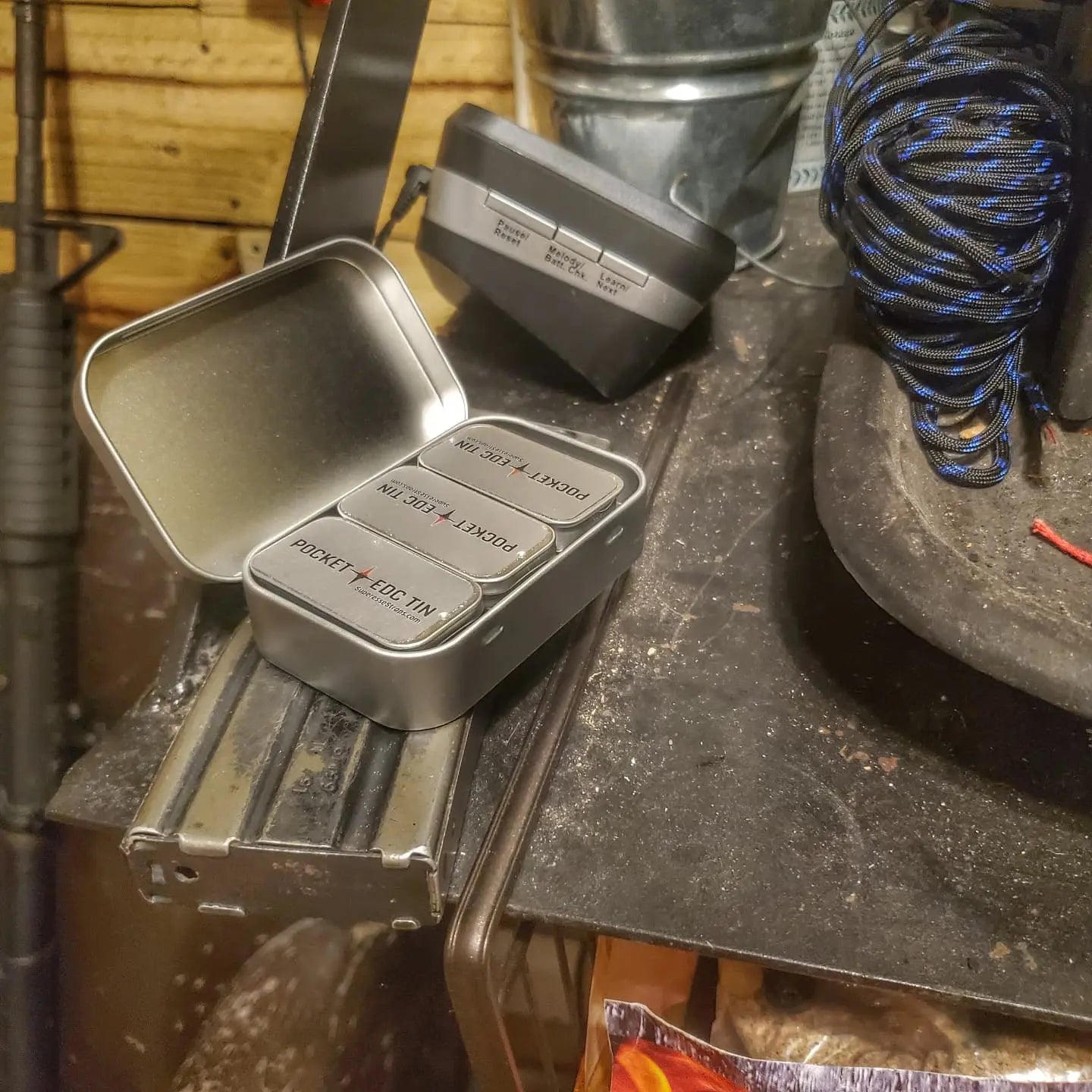 EDC Pocket Tin - Compartmentalized Survival Kits Superesse Straps LLC