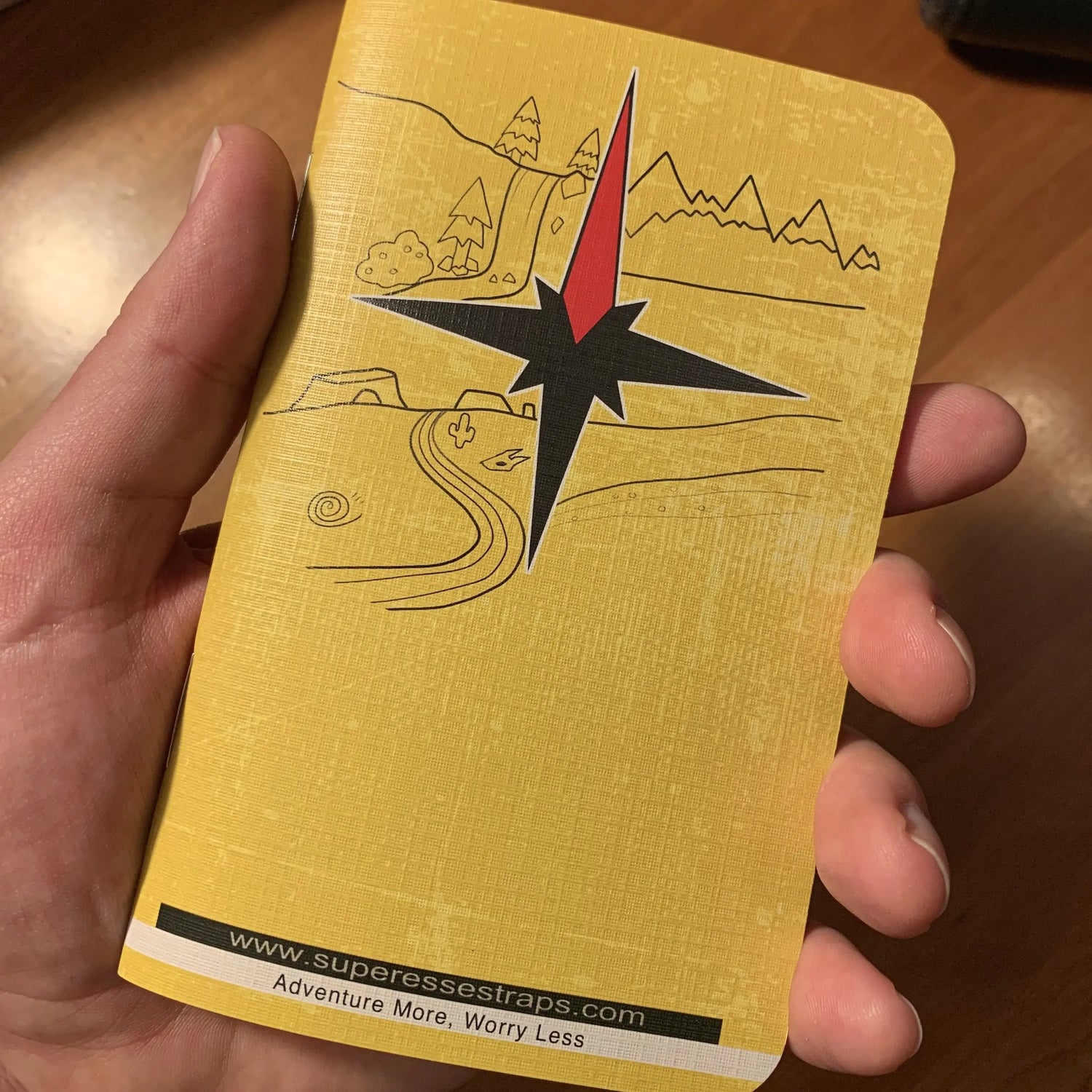 Superesse Field Memo Pad (Yellow) - Durable Pocket Notebook with Survival References Superesse Straps LLC