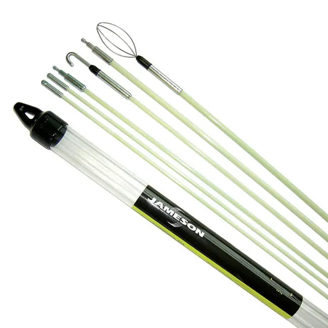 Jameson Versa Fiberglass Glow Fish Rod 34 Foot Kit Jameson