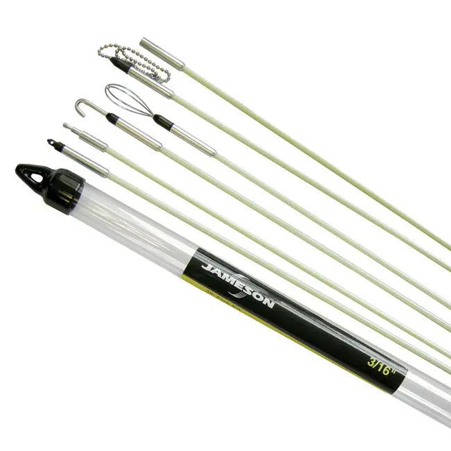 Jameson 3/16 in. x 10-1/2 ft. Fiberglass Glow Fish Rod Kit