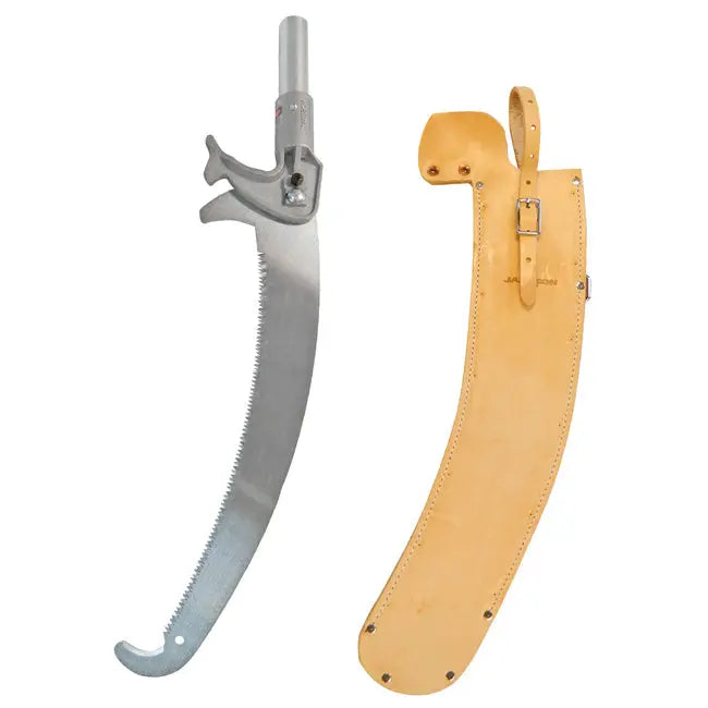 Jameson Double Hook 16 Inch Curved Blade Saw Head and Leather Scabbard Jameson