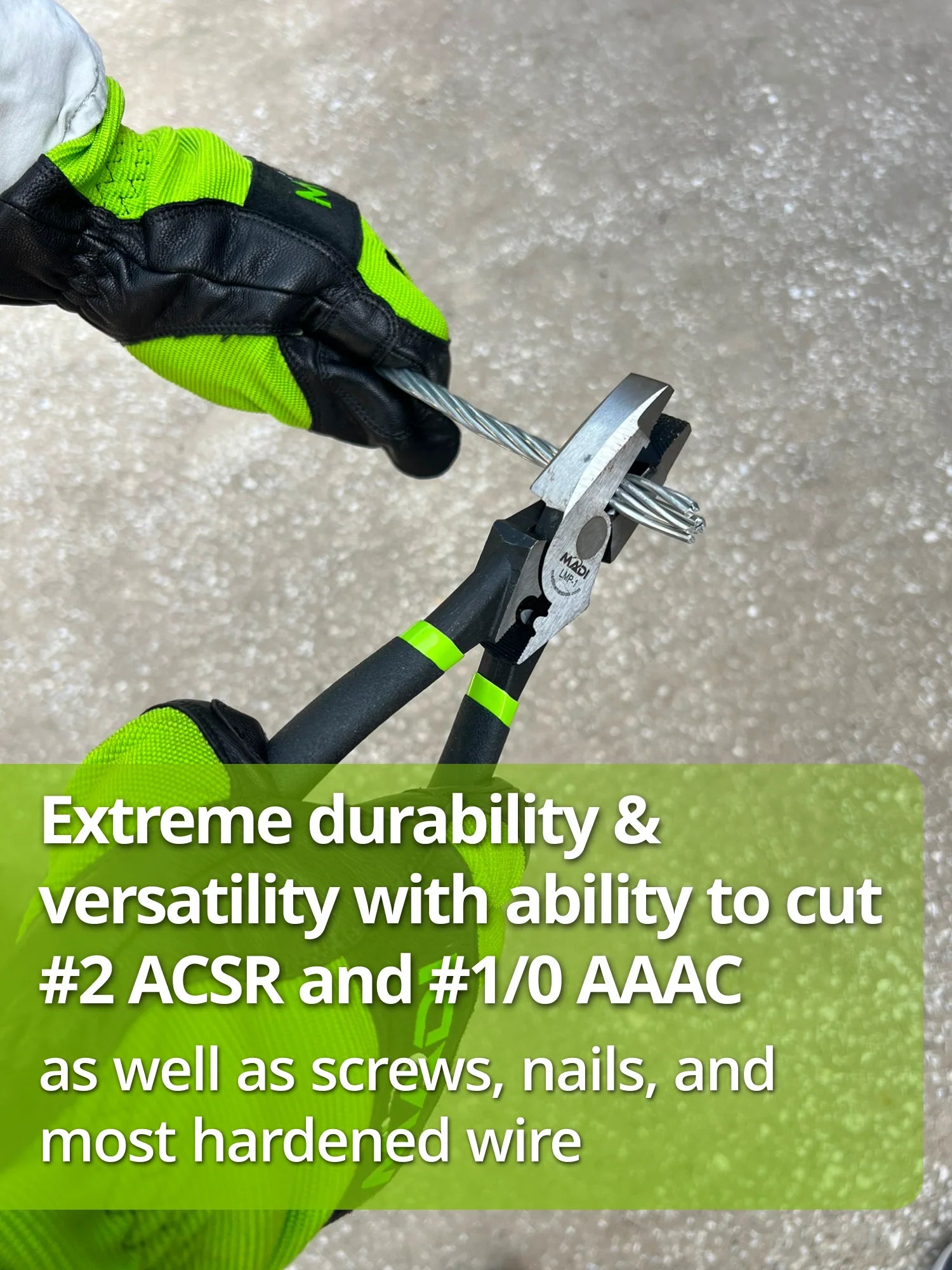 Madi - 9″ High Leverage Lineman Pliers