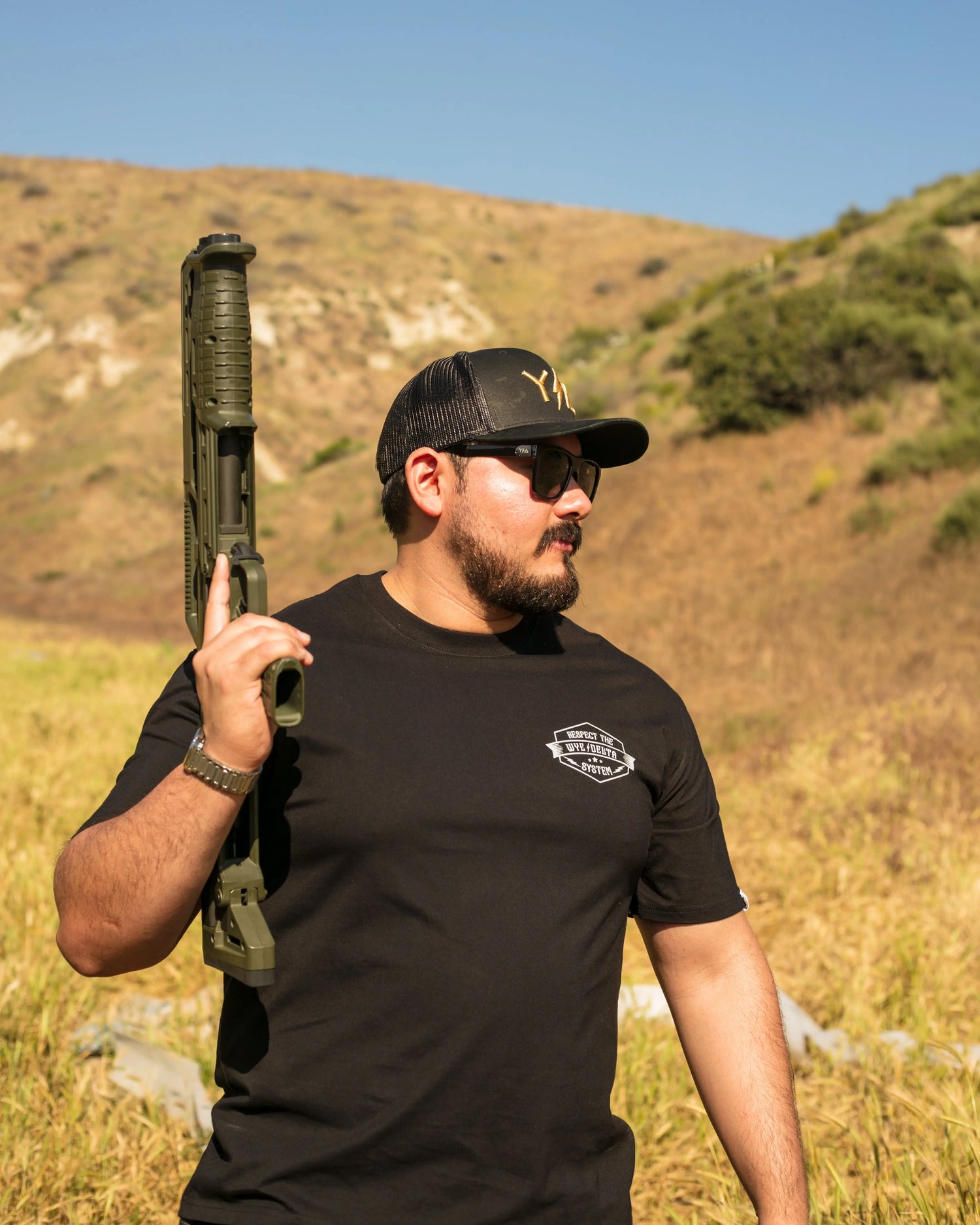 Z87 Madhook 2.0 LR: BLACK POLARIZED Wye Delta LLC