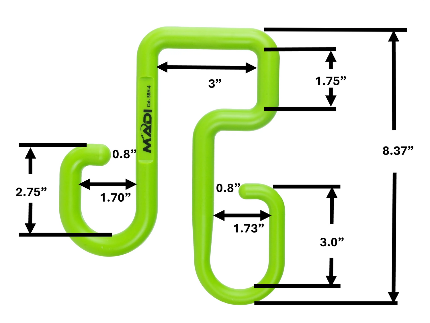 Madi - Double Safety Bucket Hook