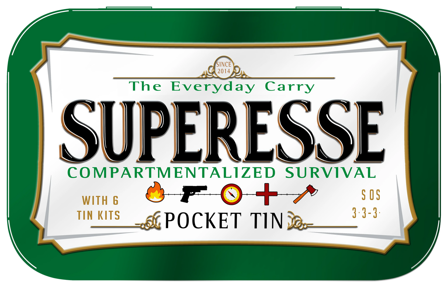 EDC Pocket Tin: Superesse Straps LLC