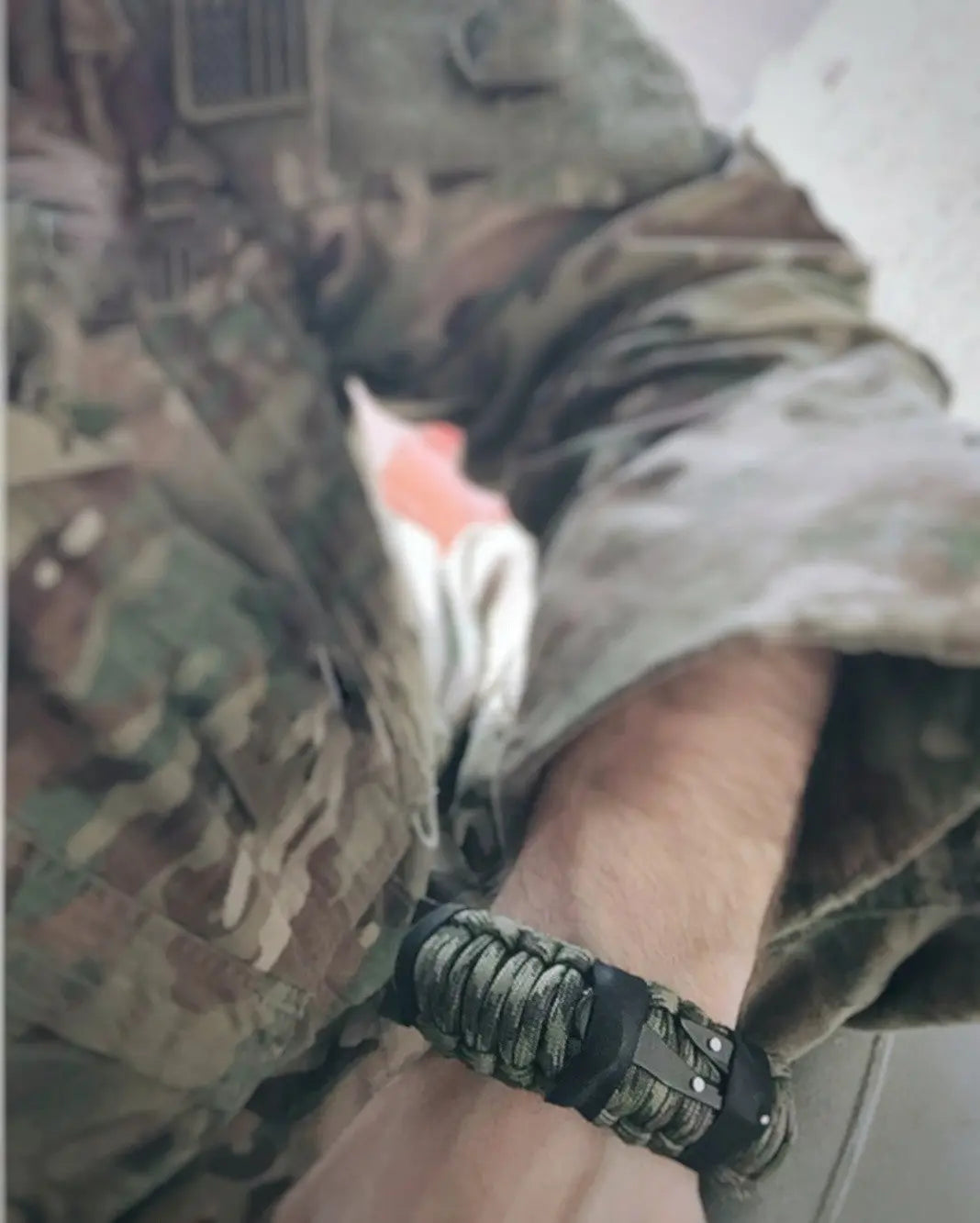 SERE Sidekick- Tactical Survival Paracord Bracelet to Evade, Resist & Escape. Superesse Straps LLC
