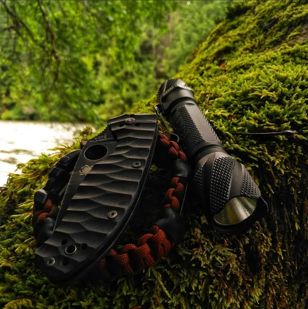 Camper Strap - Outdoor, Hike, & Kayak ready Survival Fire Starter Paracord Bracelet. Superesse Straps LLC