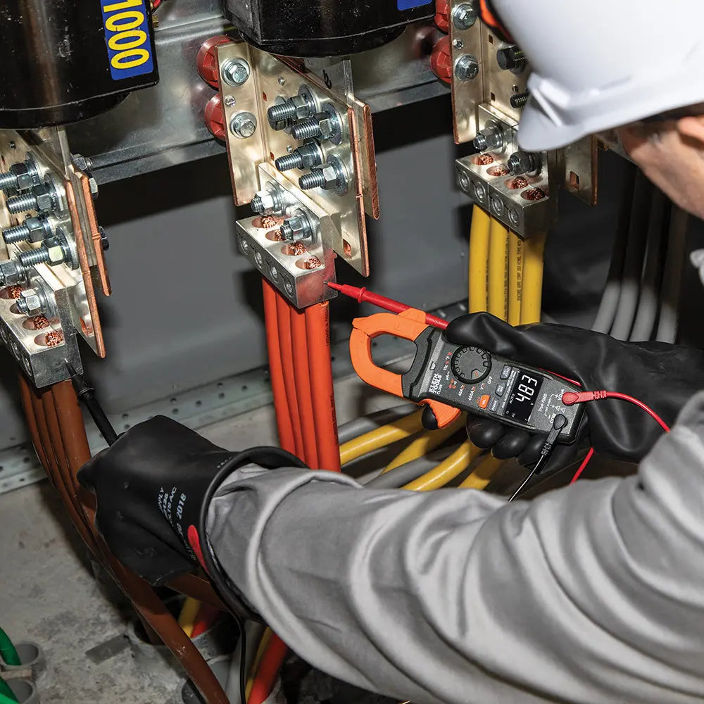 Klein AC/DC Digital Clamp Meter, Auto-Ranging 400 Amp Klein Tools