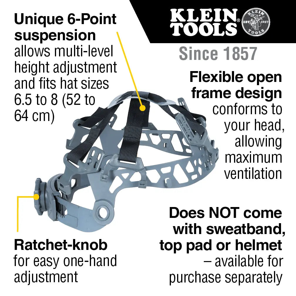 Safety Helmet Suspension Klein Tools