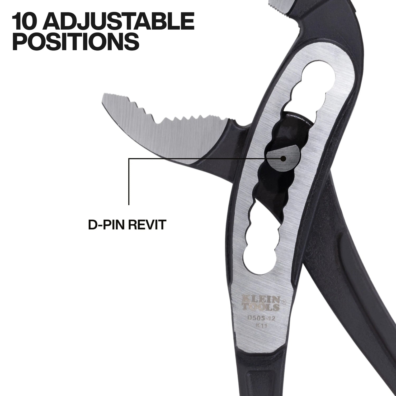 Klein - Classic Klaw™ Pump Pliers, 12-Inch Klein Tools