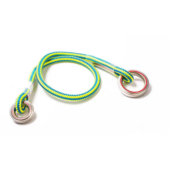 ROPE LOGIC'S STEEL RING FRICTION SAVER 12MM XPE 16 STRAND Notch