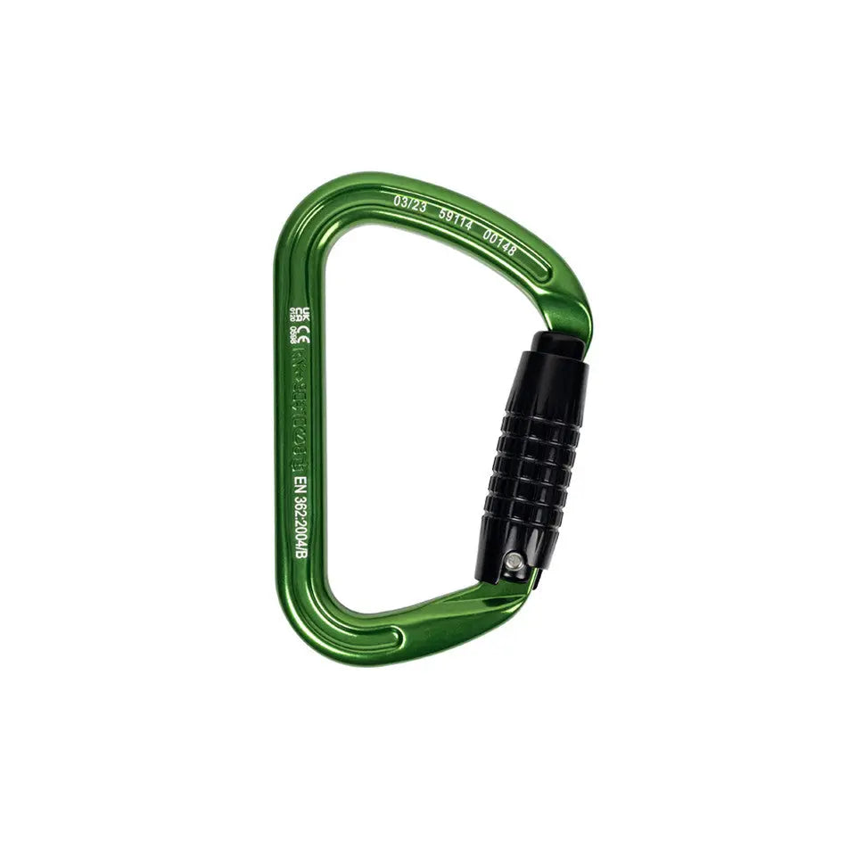NOTCH D ALUMINUM CARABINER (NEW FOR 2023) Notch
