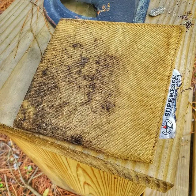 Camp Rag - Burn Proof Work Cloth built from Durable Kevlar Fabric w/ Lanyard Grommet. Superesse Straps LLC