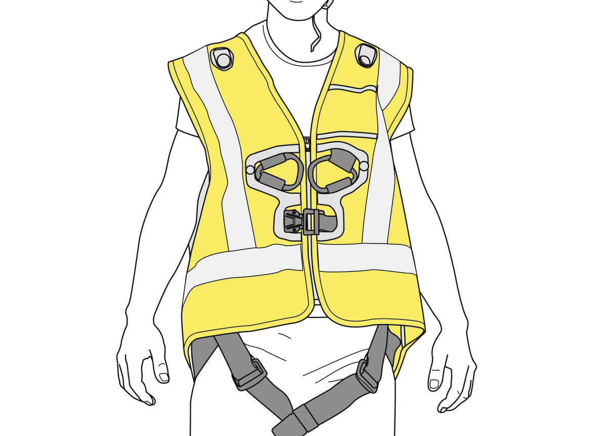 Petzl - HI-VIZ vest for NEWTON harnesses