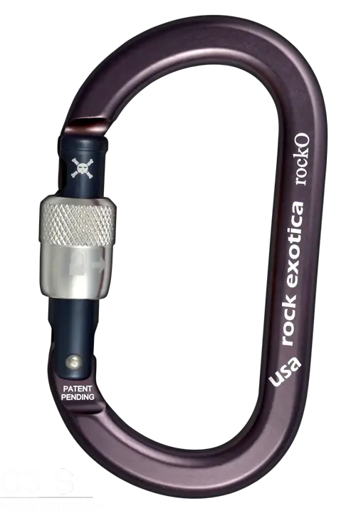 Rock Exotica - rockO Screw-Lock Carabiner Rock Exotica