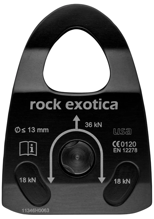 Rock Exotica - Machined Pulley (Black)