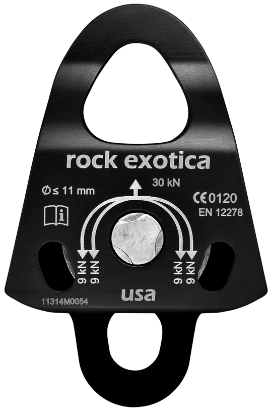 Rock Exotica - Machined Pulley (Black)