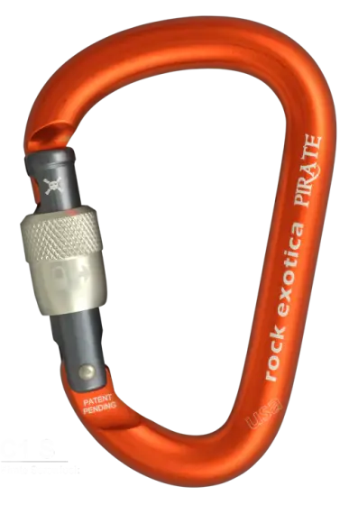 Rock Exotica - Pirate Screw-Lock Carabiner Rock Exotica