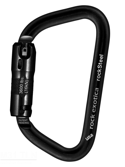 Rock Exotica - rockSteel Auto-lock Carabiner