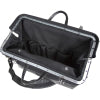 Klein Deluxe Tool Bag, Black Canvas, 13 Pockets, 18-Inch