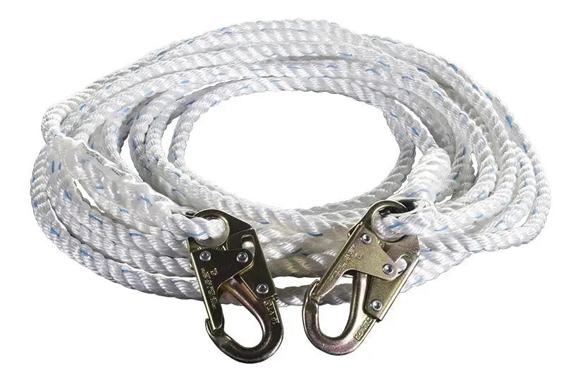 WestFall Pro 5/8 Inch 3-Strand Composite Vertical Lifeline with Snap Hook Ends WestFall