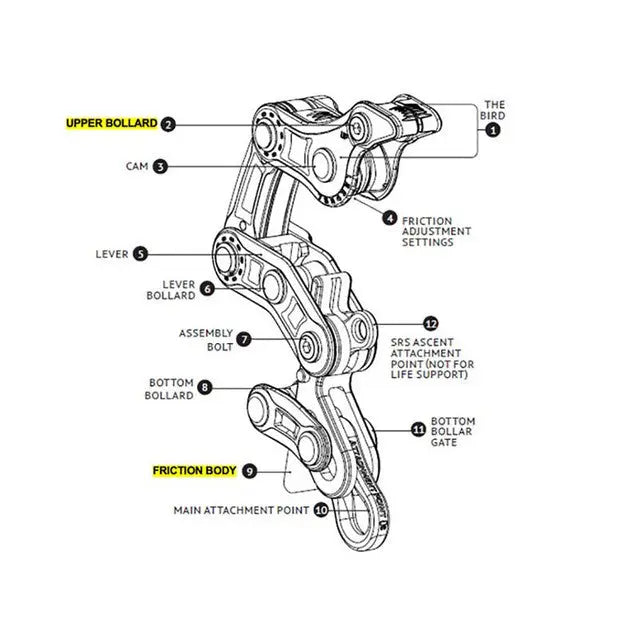 ROPE RUNNER VERTEC REPLACEMENT PARTS Notch