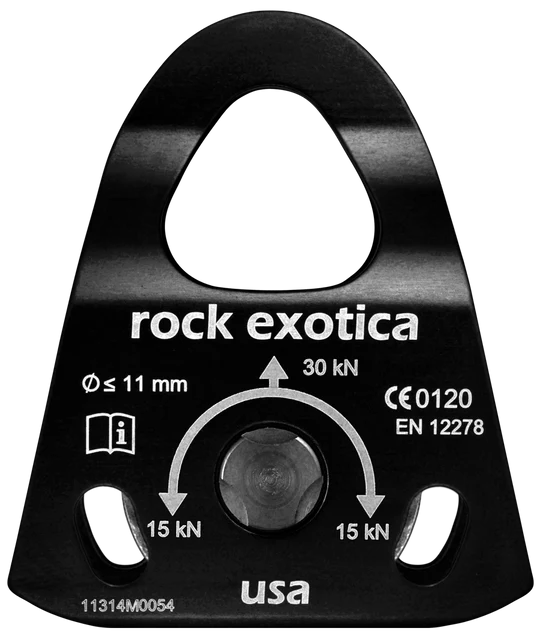 Rock Exotica - Machined Pulley (Black)