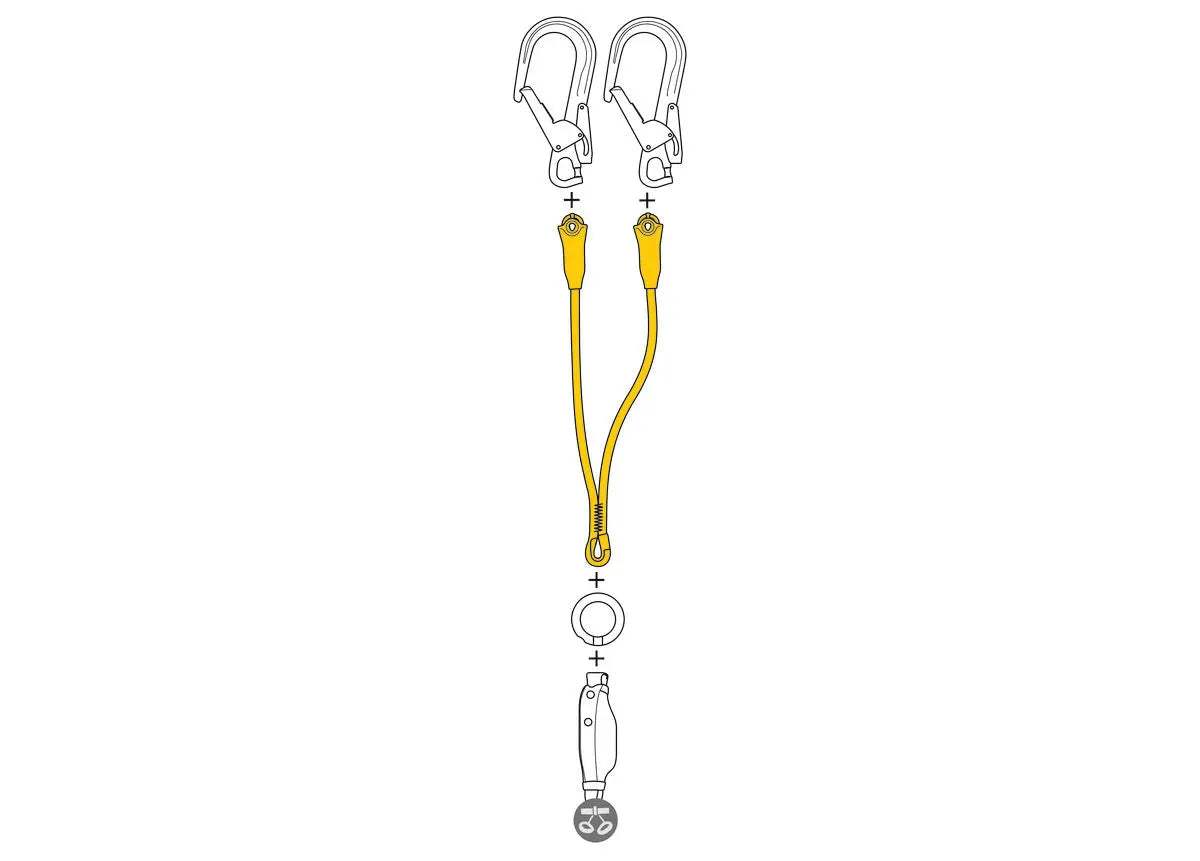 Petzl - JANE-Y for fall arrest lanyard Petzl