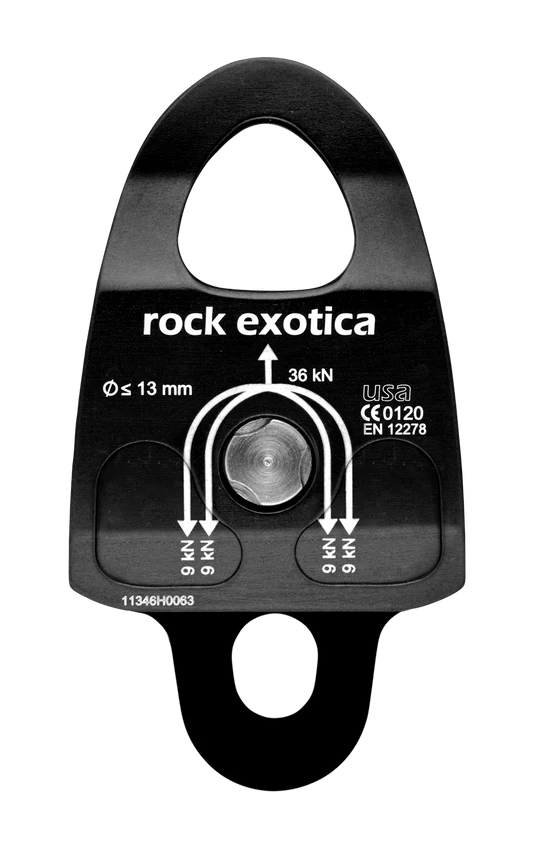 Rock Exotica - Machined Pulley (Black)