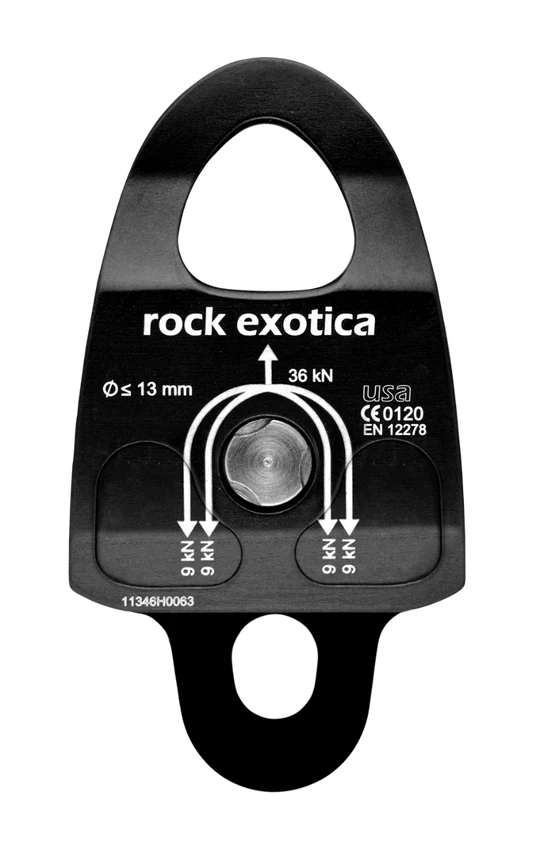 Rock Exotica - Machined Pulley (Black)