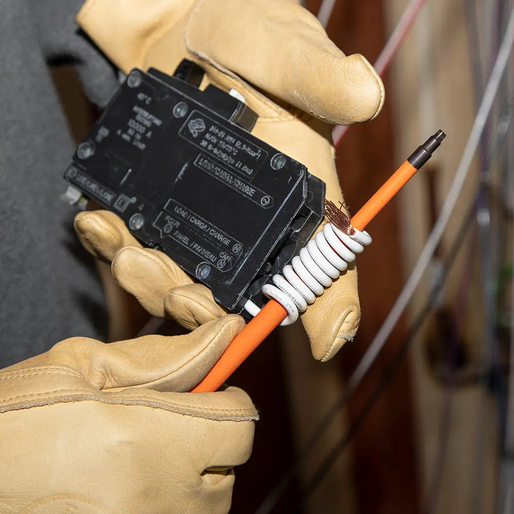 Slim-Tip Insulated Screwdriver, 3/16-Inch Cabinet, 6-Inch Round Shank Klein Tools