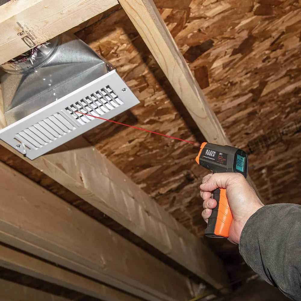 Klein Infrared Digital Thermometer with Targeting Laser, 10:1 Klein Tools