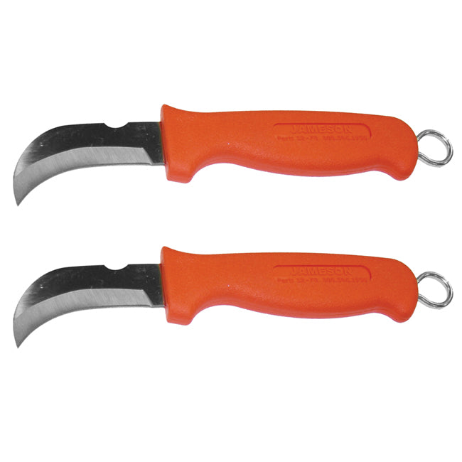 Jameson Hawkbill High Carbon Steel All-Purpose Skinning Knife (2 Pack)