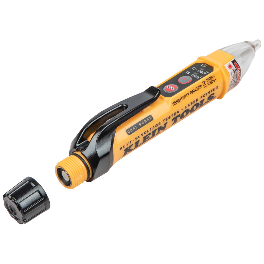 Non-Contact Voltage Tester Pen, Dual Range, with Laser Pointer