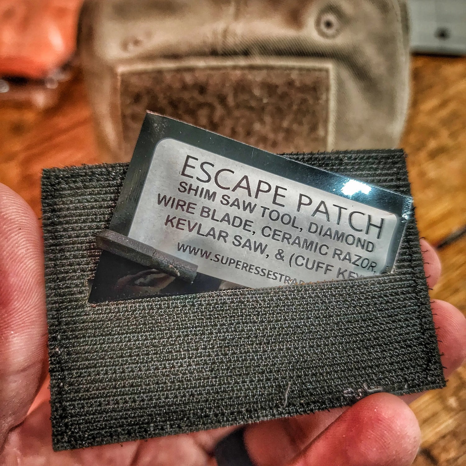 Escape Patch Kit - micro restraint defeat implements and detention evasion gear Superesse Straps LLC